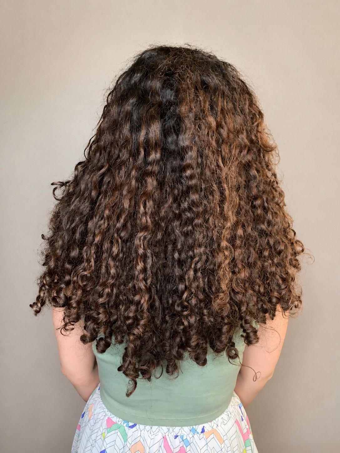 Before resultaat Hair by Dani